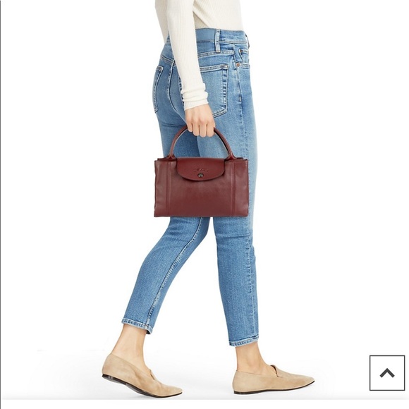 Longchamp leather cross-body duffel - Picture 11 of 12